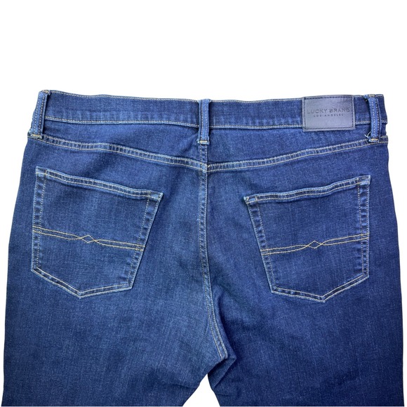 Lucky Brand 223 Straight Leg Jeans Dark Wash Mens 38 - Picture 12 of 15